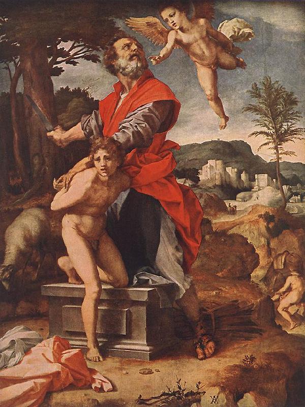 Andrea del Sarto The Sacrifice of Abraham Sweden oil painting art